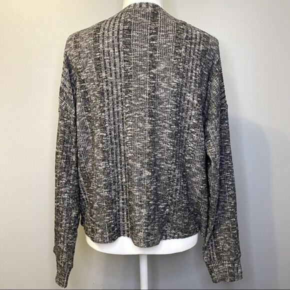 Forever 21 Black & Gray Textured Sweater - Picture 3 of 9